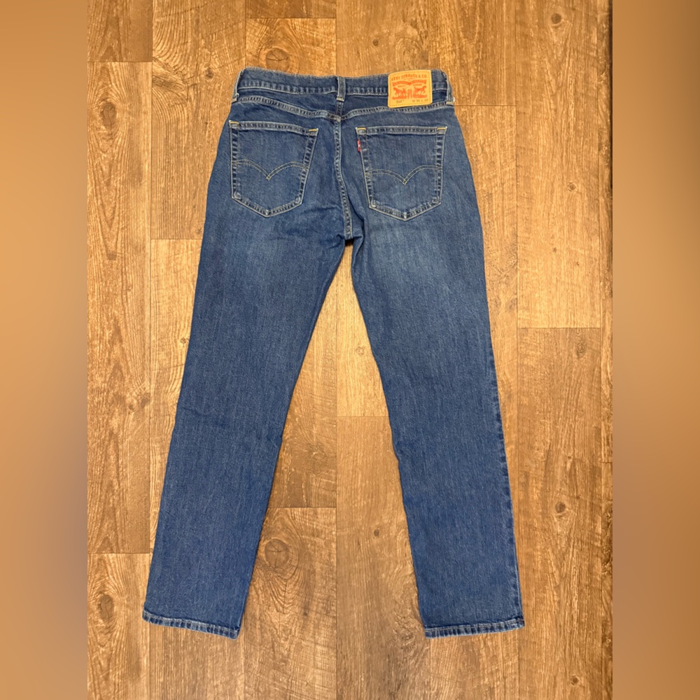 Levi’s 514 Straight Fit Jeans Men’s 31x32 Medium Wash Classic Denim - Picture 2 of 5